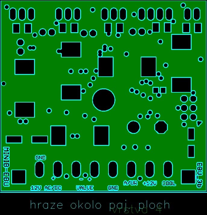 Hráze okolo paj. ploch
